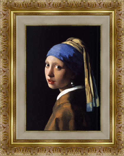 複製版画】真珠の耳飾の少女（青いターバンの少女） | アルテノイエ